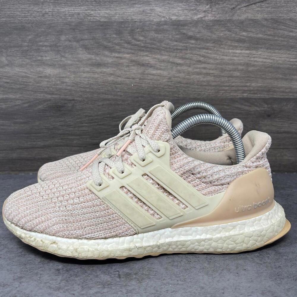 Adidas Ultraboost Shoes Womens Size 8 Pink White Running Sneakers BB6497
